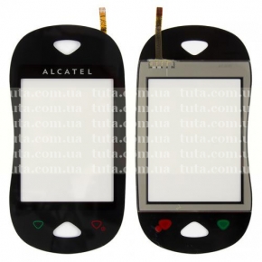 Сенсорный экран (тачскрин) для Alcatel One Touch 880, черный